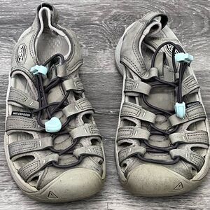 Keen Waterproof Sandals with Blue Accents 6.5